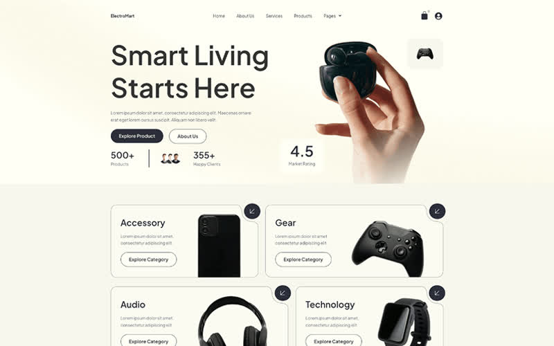 Electromart — screenshot