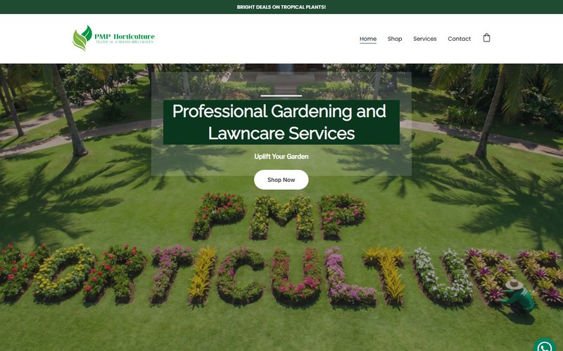 PMP Horticulture — screenshot