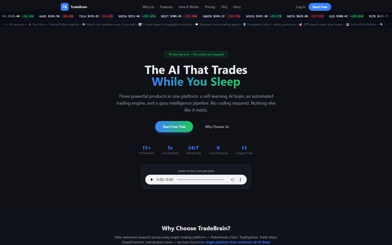 TradeBrain — screenshot