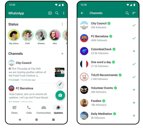 WhatsApp Channels newsletter