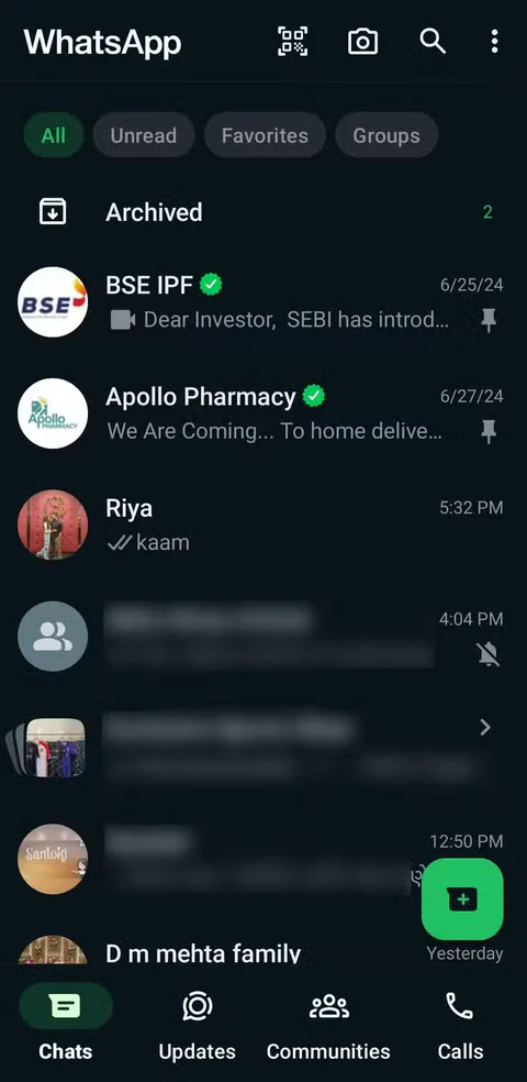 Live chat inbox