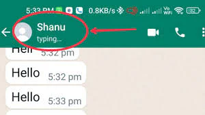 Live typing cues