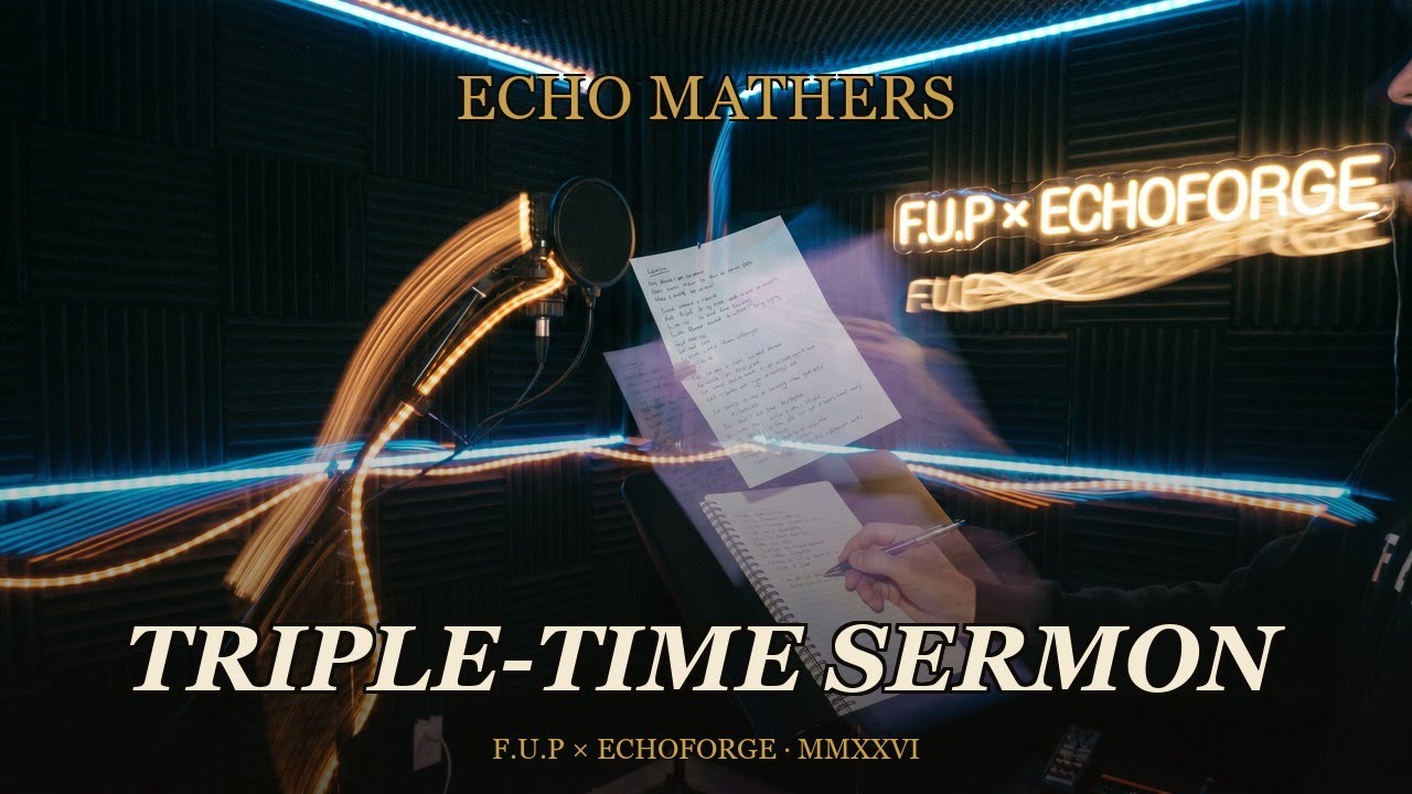 Triple-Time Sermon — Echo Mathers (Fast Rap · F.U.P × ECHOFORGE)