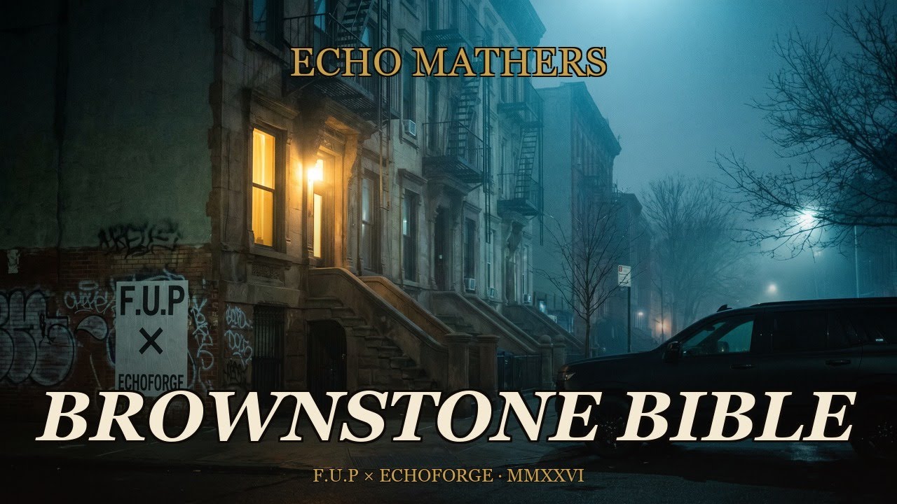 Brownstone Bible — Echo Mathers (Brooklyn Drill · F.U.P × ECHOFORGE)